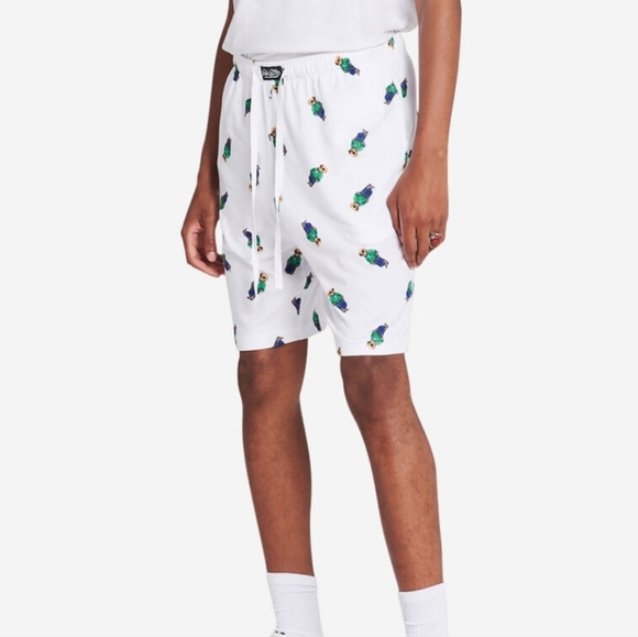 Polo Ralph Lauren All Over Bear Print Shorts - Picture 1 of 8